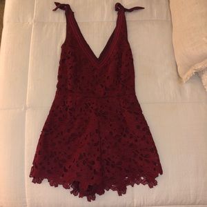 Red Kendall & Kylie Romper Size XS